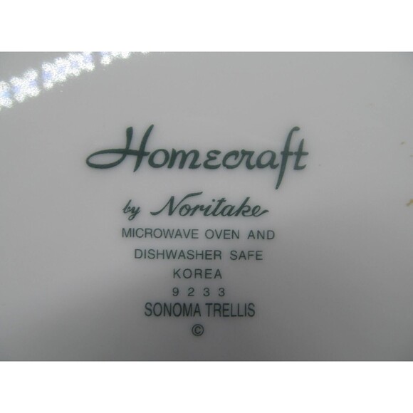Noritake Homecraft 9233 Sonoma Trellis Set Of 3 Floral 8 1/2" Salad Plates GUC - Picture 5 of 8